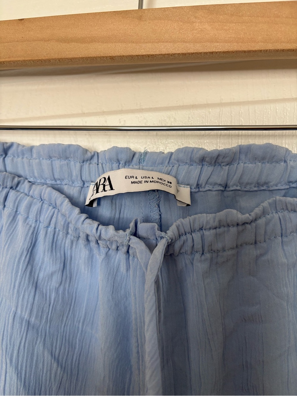 ZARA Textured Wide Leg Pants - Picture 10 of 11
